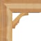 Ekena Millwork Balboa Block Rough Sawn Bracket w/ Offset Brace, Western Red Cedar, 8"W x 20"D x 20"H BKT0806X20X20BOA05RWR - alternate 3